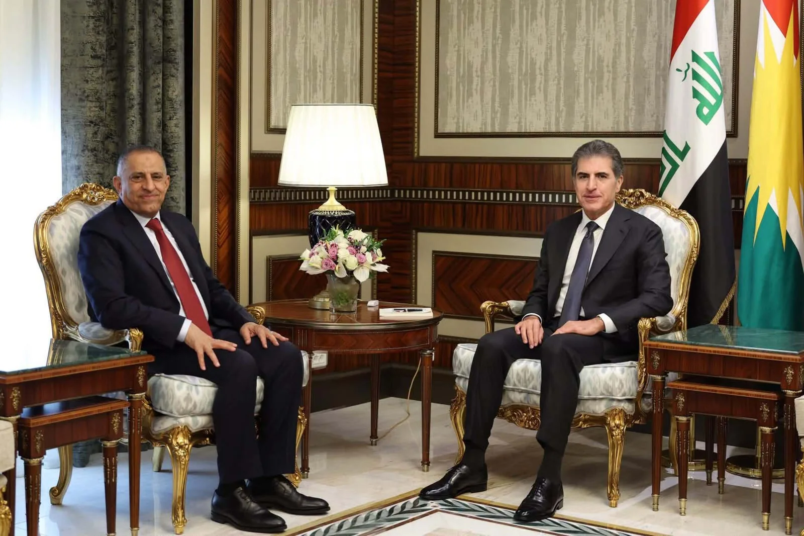 نێچیرڤان بارزانی پێشوازی لە ڕاوێژکاری ئاسایشی نيشتمانيى عێراق دەکات
