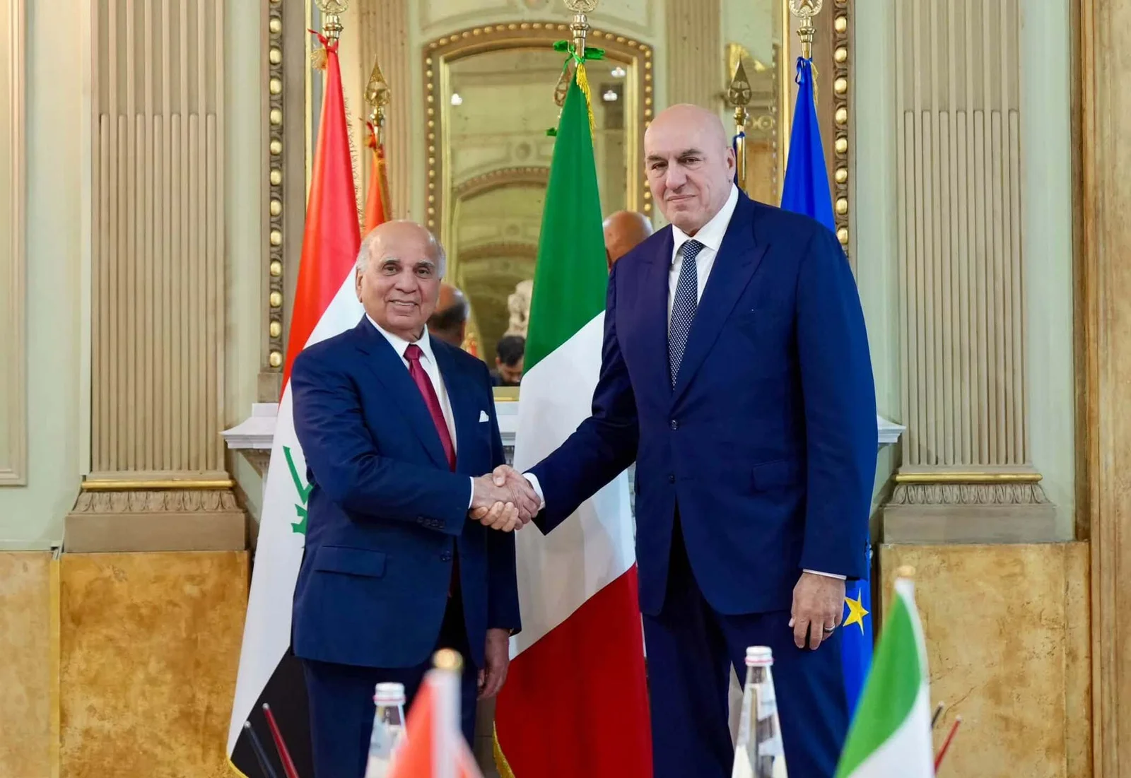 ئیتاڵیا ئامادەیی خۆی بۆ بەردەوامیی پاڵپشتیکردنی هێزەکانی عێراق و پێشمەرگە دووپات کردەوە